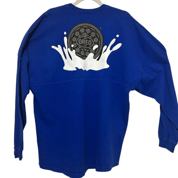 Oreo Cookie Splash Unisex Spirit Jersey Royal Blue Size Large - Picture 3 of 7